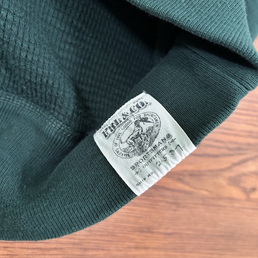 Polo Ralph Lauren Sweatshirt Mens XL Waffle Thermal Lined Double Knit Pullover - Picture 9 of 12
